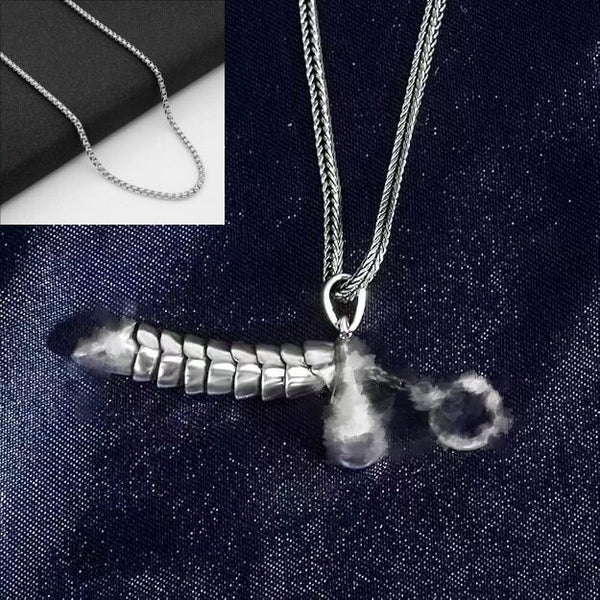 Funny Snake-shaped Titanium Steel Pendant-🥳Fun gift💝