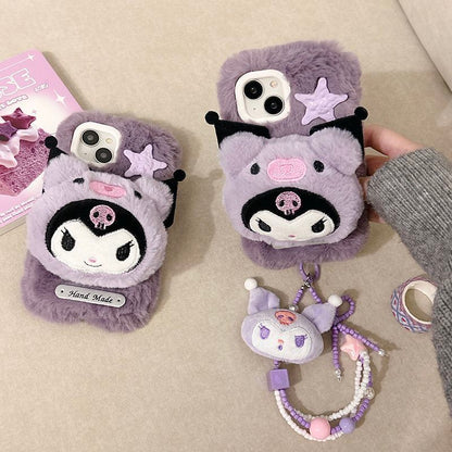 Plush Toy - Kuromi Apple Phone Case