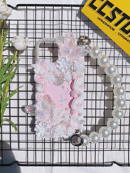 Baroque Butterfly Flower Rose Decoden Phone Cases | All Models Available