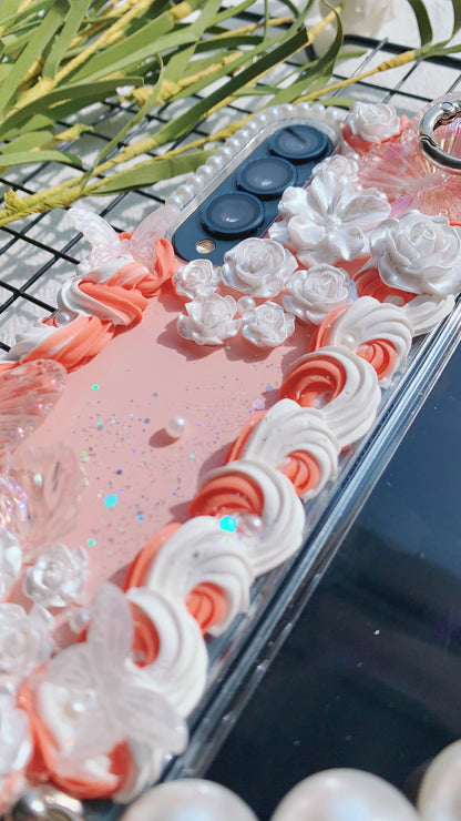 Baroque Butterfly Flower Rose Decoden Phone Cases | All Models Available