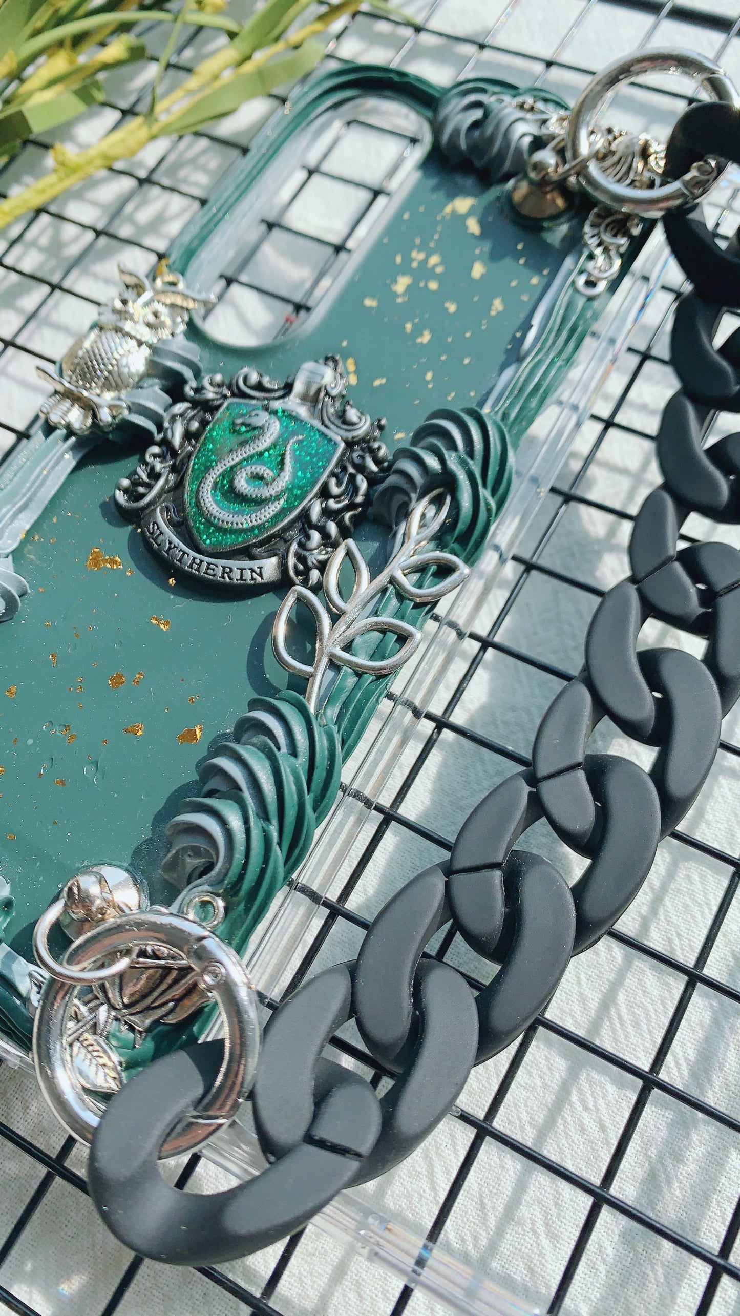 Harry Potter Slytherin Decoden Phone Cases For Any Phone Model