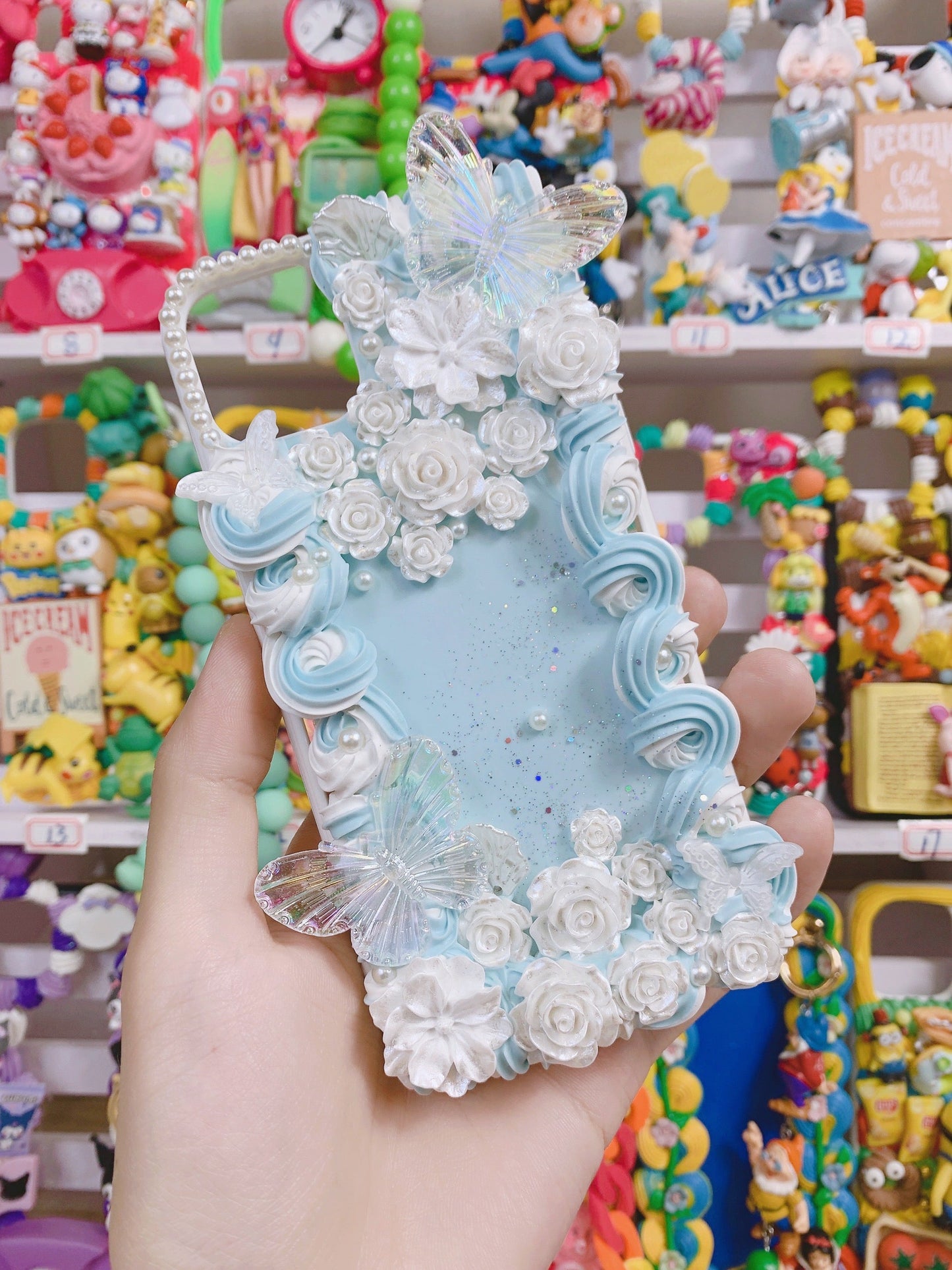 Baroque Butterfly Flower Rose Decoden Phone Cases | All Models Available