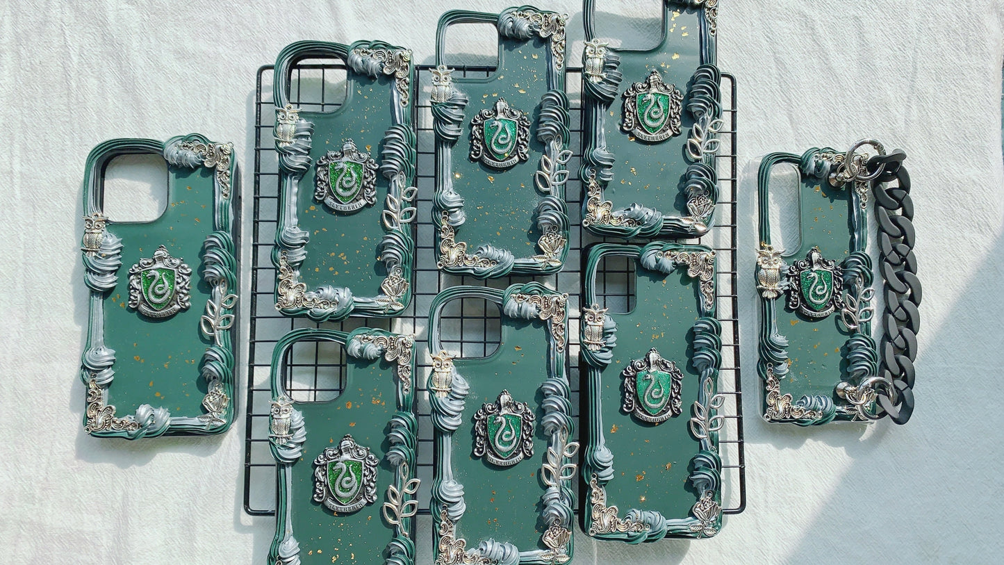 Harry Potter Slytherin Decoden Phone Cases For Any Phone Model