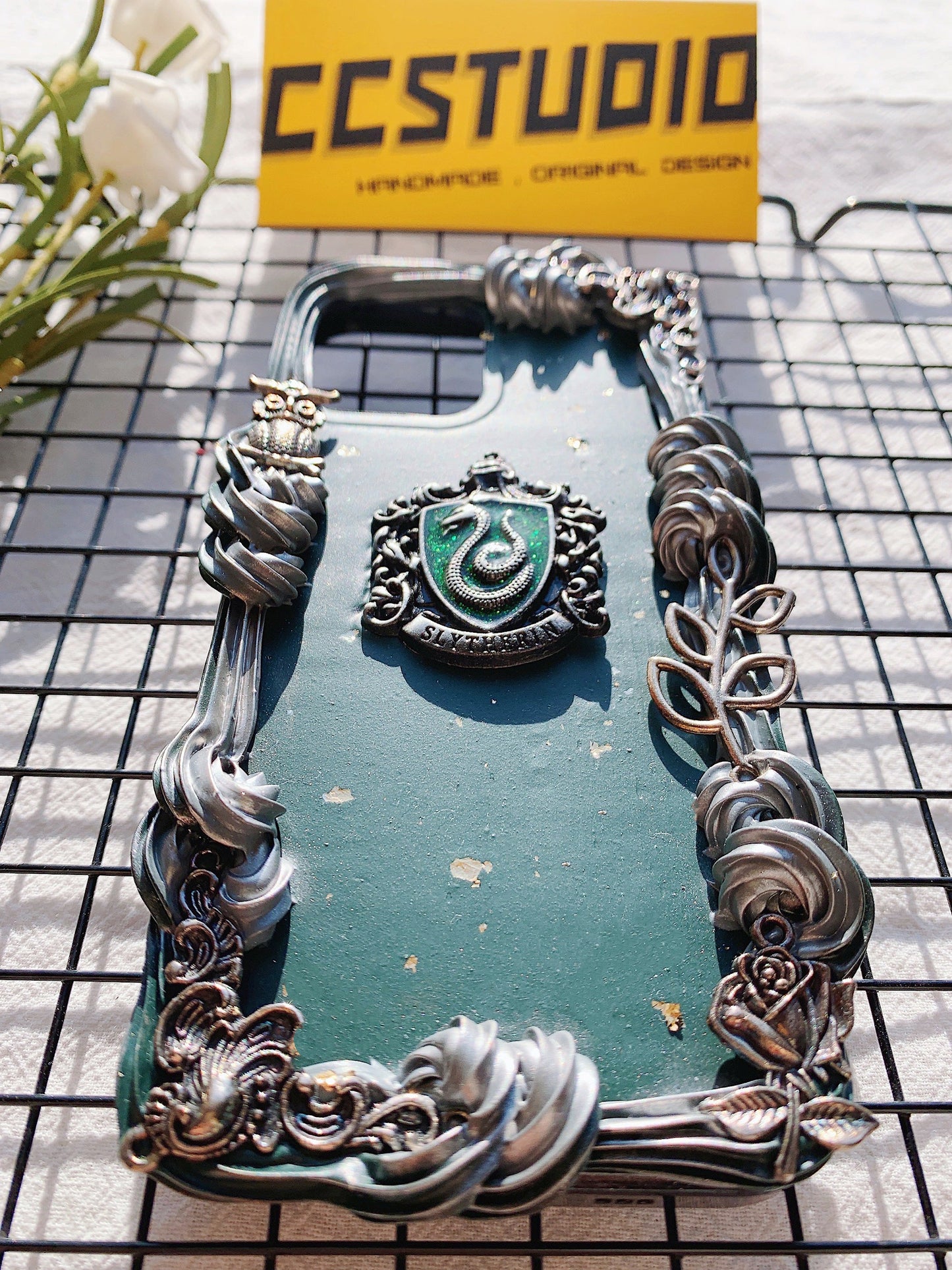 Harry Potter Slytherin Decoden Phone Cases For Any Phone Model