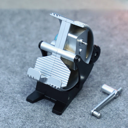 Nikolatoys Full Metal Mechanical Alloy Sawtooth Knob Gear Mobile Phone Stand Durable Zinc Alloy Wireless Charging Bracket Universal